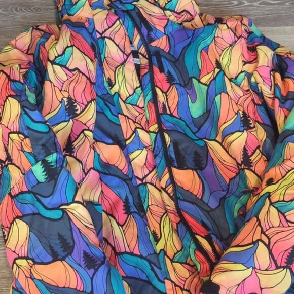 Roxy Snowboard Jacket -xs womens- Outdoor Pattern - Snow Winter Ski - Picture 3 of 5